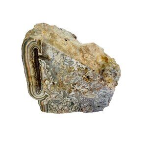 Large Polished Crazy Lace Agate Specimen Natural Mineral Rock Decorative Display